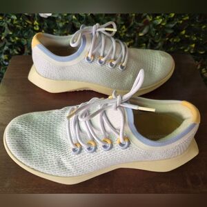 Allbirds Tree Dasher 2 Running Shoe Men's Size 11.5 Breezy Blue Beige TD2 NWOB